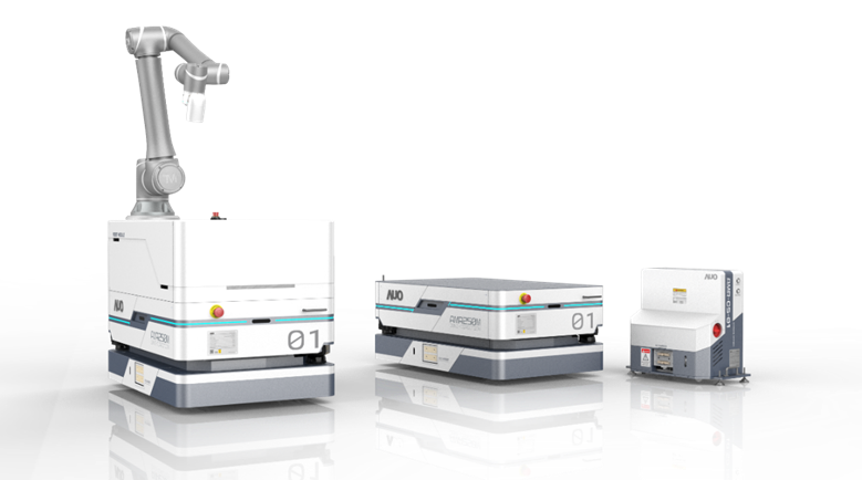 东升国际數位開發的自主式移動機器人（AMR250M），搭配全向輪並結合AI演算法、2D LiDAR、3D攝影機等技術，協助客戶實現產線全自動化